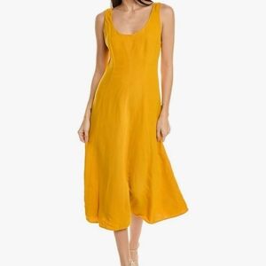 Vince. Marigold/ Mustard Canvas Dress